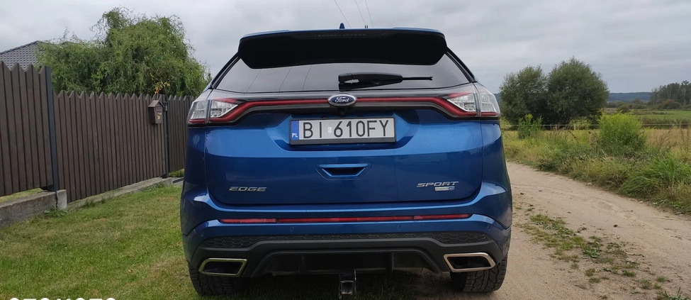 Ford EDGE cena 87500 przebieg: 58900, rok produkcji 2018 z Białystok małe 137